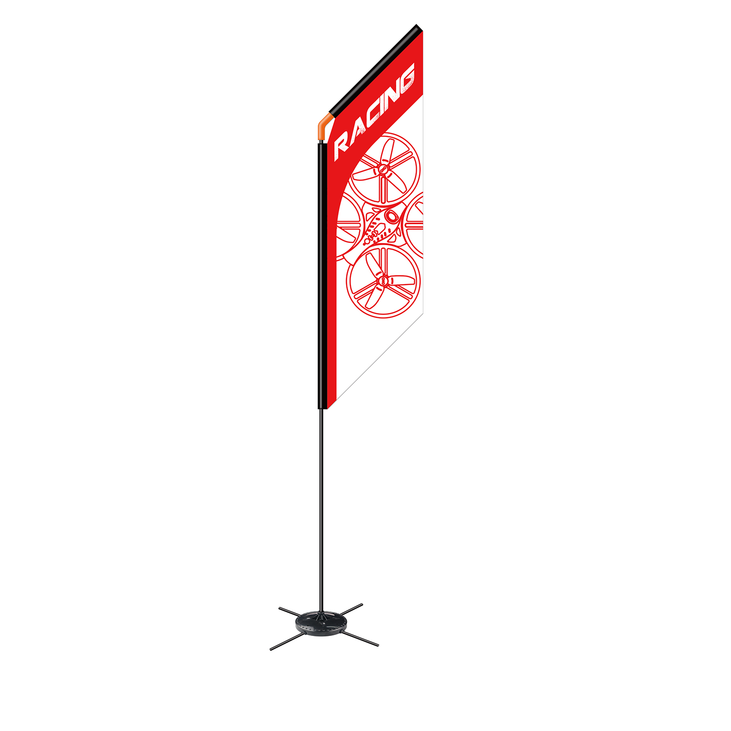 Drone Racing Gate - Dron FPV Racer Flag de 560