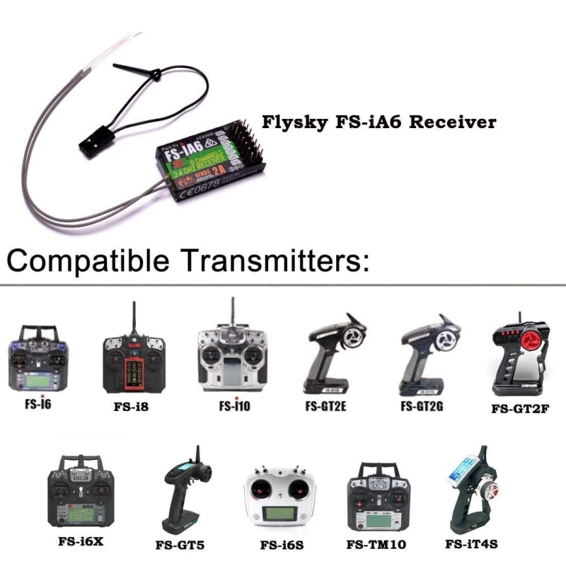Receptor Flysky FS-IA6 6CH ant - Drone Racing Receiver reseña y precio