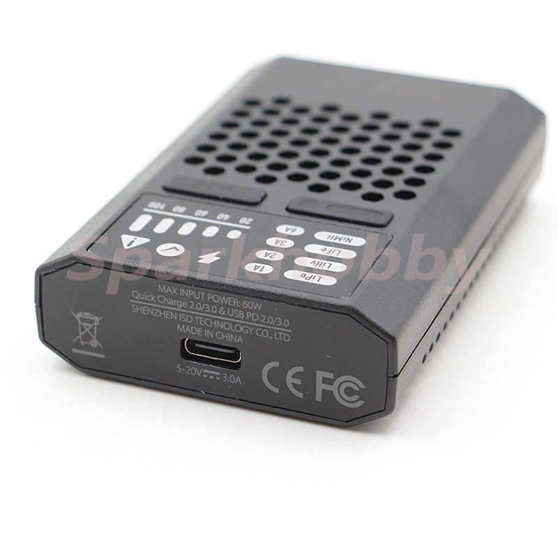 ISDT PD60 60W 6A cargador inte - Drone Racing Charger reseña y precio