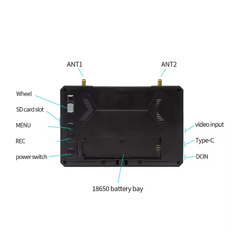Monitor FPV SKYZONE M5 de 5 Pu - Drone Racing Gate reseña y precio