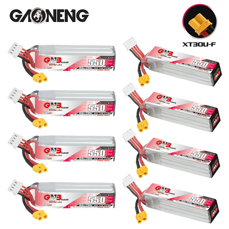 Batería Lipo GNB HV 11,4 V 550 - Drone Racing Battery reseña y precio