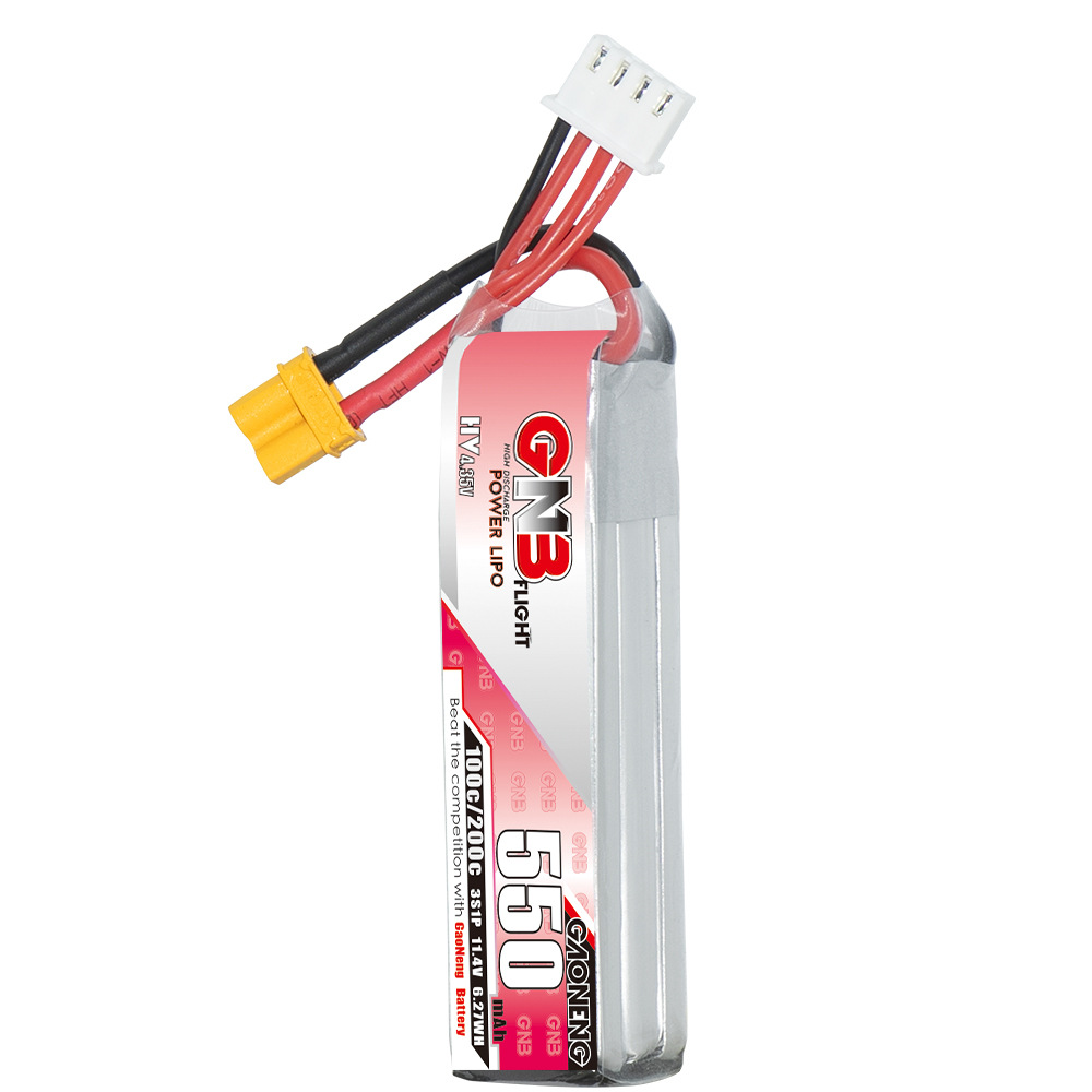 Batería Lipo GNB HV 11,4 V 550 - Drone Racing Battery reseña y precio