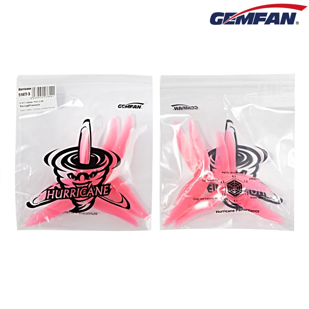 10 pares (10CW + 10CCW) Gemfan - Drone Racing Propeller reseña y precio