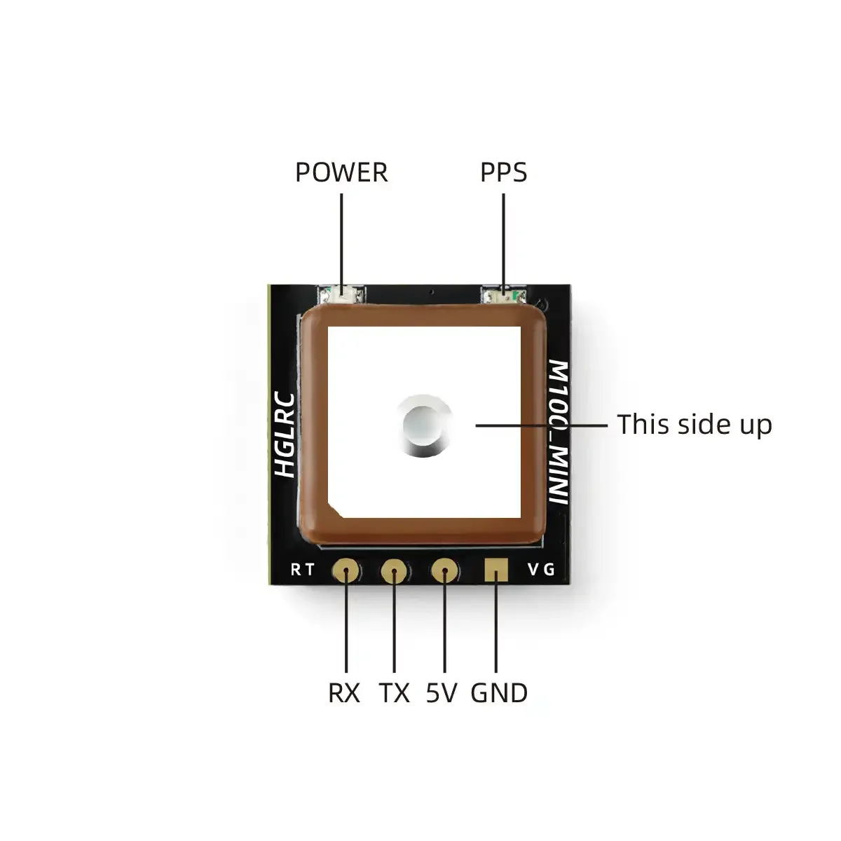 Módulo GPS Mini HGLRC M100, Ch - Drone Racing Antenna reseña y precio