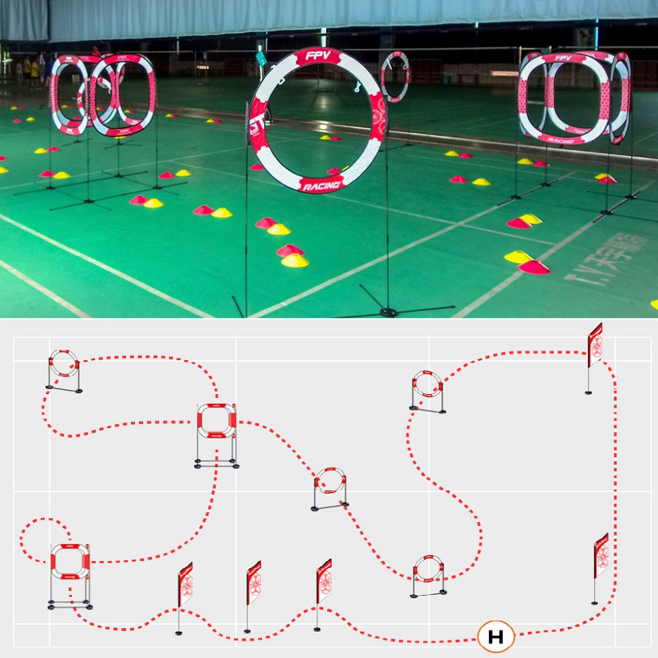 Puerta de Obstáculos FPV para  - Drone Racing Flag reseña y precio