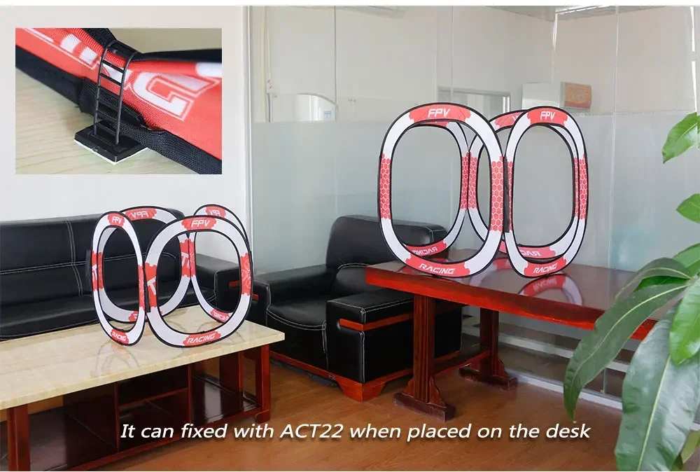 LDARC 780x780mm Puerta de Carr - Drone Racing Flag reseña y precio