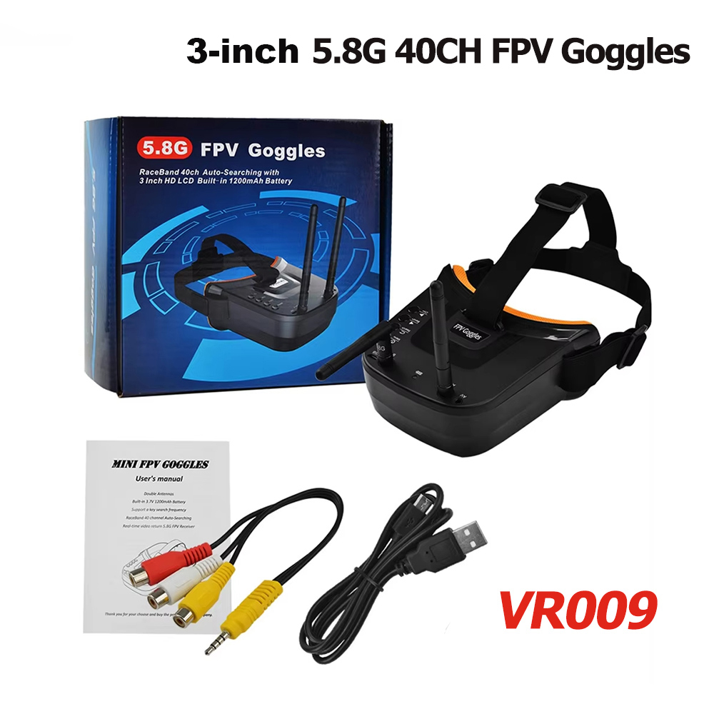 Gafas de vídeo VR009 FPV, pant - Drone Racing Goggles reseña y precio
